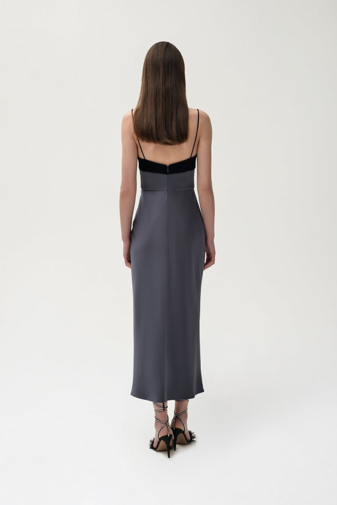 Eclipse Dress with Crystal Trim - Nafsika Skourti